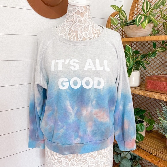 Good Hyouman Dave Tie-Dye Sweatshirt- Laurel Wreath Bamboo